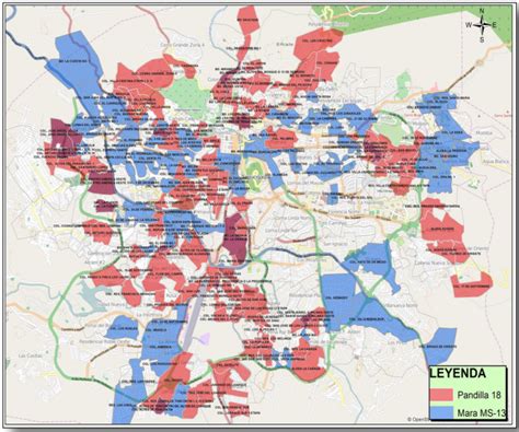 Territorios Que Controlan Las Maras Y Pandillas En Tegucigalpa Y SPS