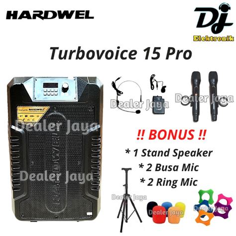 Jual Speaker Portable Hardwell Turbovoice Pro Turbo Voice Pro