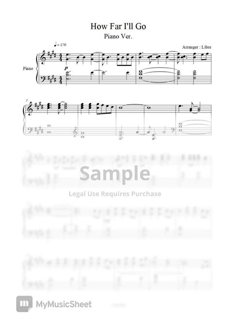 Moana - How far i'll go_By Libre.pdf Sheets