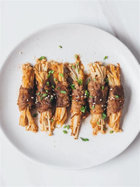 Enoki Beef Rolls Chloe Ting Recipes