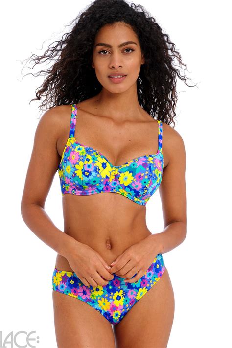 Freya Swim Garden Disco Bikini Rio Slip Multi Lace De