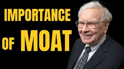 Importance Of Moat In Investing Warren Buffett Youtube