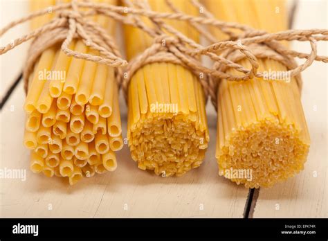 Bunch Of Italian Pasta Type Stock Photo Alamy