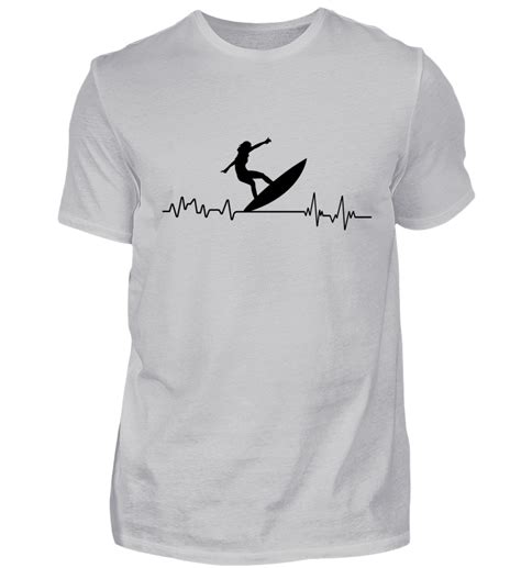 Heartbeat Surfen T Shirt Surf T Shirts Shirts T Shirt