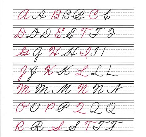 Cursive Capital Letters