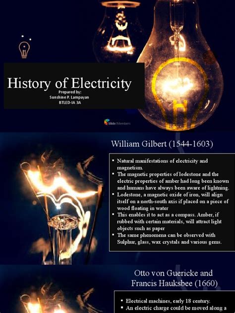 History And Timeline Of Electricity Pdf Electric Charge Electricity