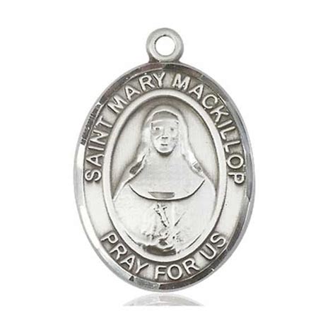 St. Mary Mackillop Sterling Silver Medal - Medium, Engravable ...