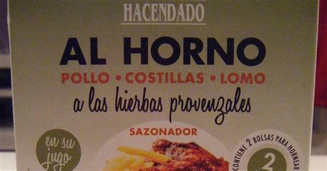 Sazonador Al Horno De Hacendado A Las Hierbas Provenzales Ktadores