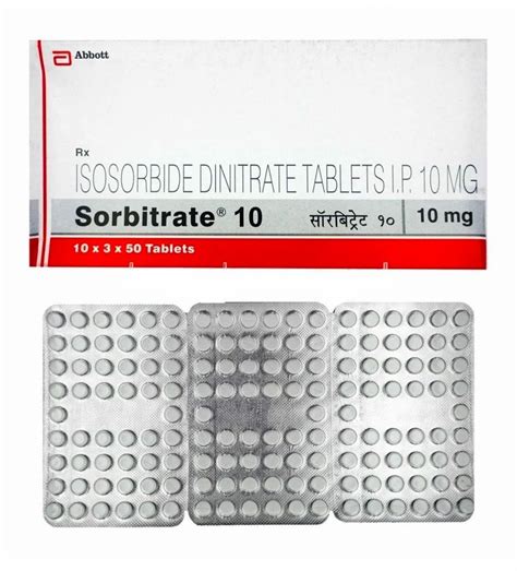 Isosorbide Mononitrate Tablet Isosorbide Dinitrate Latest Price