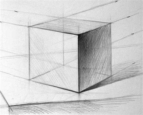 Cube Still Life Drawing Pencil 3d Drawing Techniques Perspective