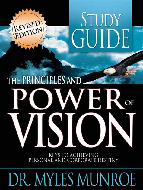 Principles and Power of Vision - Myles Munroe | PDF | Goal | Prayer