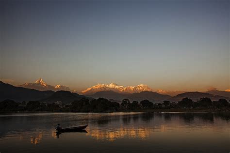 Nepal | Sunset at Pokhara | Phewa Lake