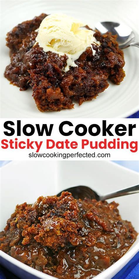 Slow Cooker Sticky Date Pudding | Recipe | Slow cooker recipes dessert ...