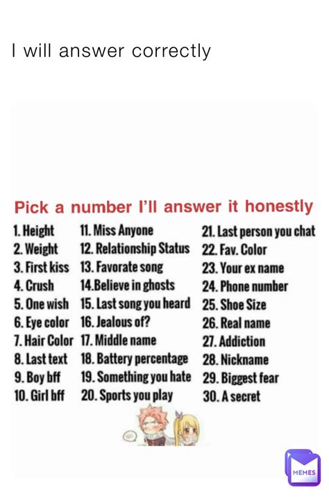 Pick A Number And Ill Answer The Question