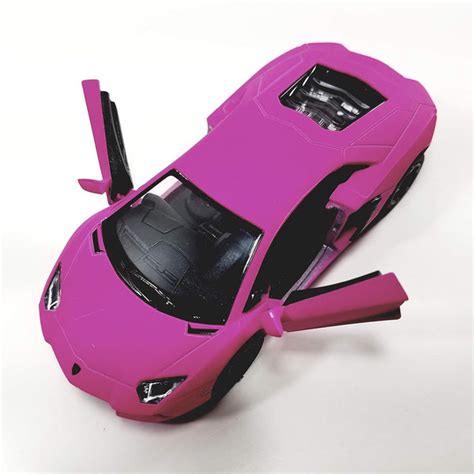 Hot Pink Lamborghini Aventador LP 700-4 1/38th Scale Diecast Car Toy w – Acapsule Toys and Gifts