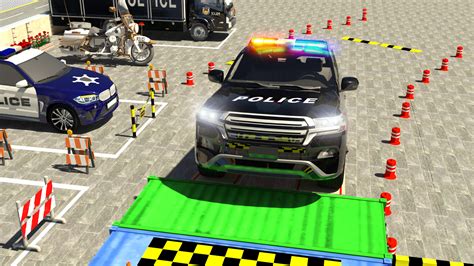 Multiplayer Prado Car Parking jogo de Polícia US Police Car Transport