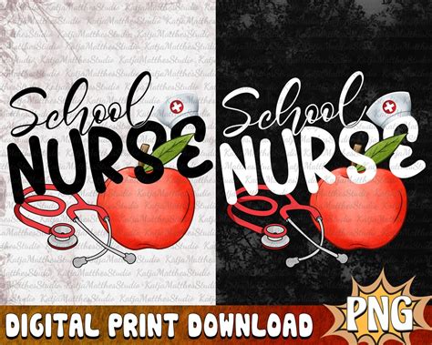 School Nurse PNG School Nurse Design Nurse Life Png Back to - Etsy