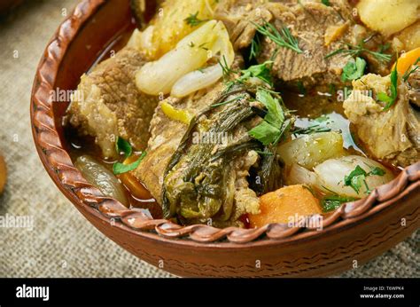 Slow Cooked Scottish Beef Stew Stock Photo Alamy