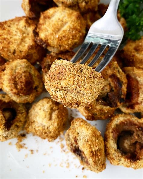 Keto Air Fryer Fried Mushrooms Fit Slow Cooker Queen