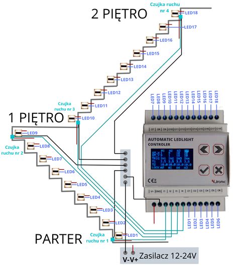 Autosteps Sterownik Schodowy Z Zegarem Astronomicznym Ntronic