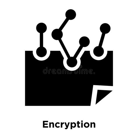 Encryption Concept Vector Linear Icon Isolated On Transparent Ba Stock