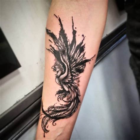 50 Cool Small Phoenix Tattoo Ideas for Men and Women | Small phoenix ...