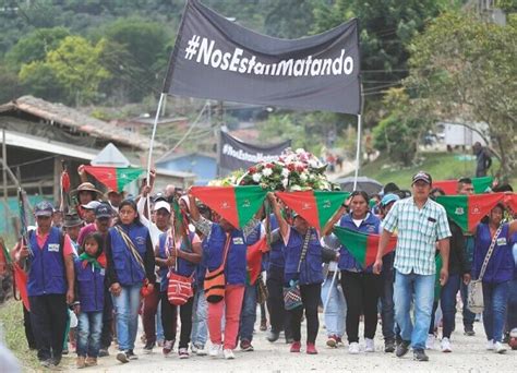 No Cesan Los Homicidios De L Deres Ind Genas En El Cauca Colombia