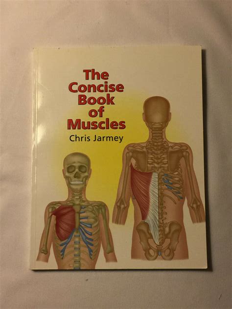 The Concise Book Of Muscles By Chris Jarmey 2003 Illustrated