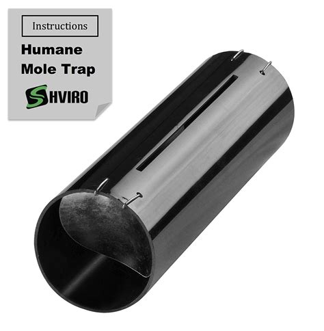 Shviro Mole Traps Best Humane Mole Trap Tubes For Effective Mole