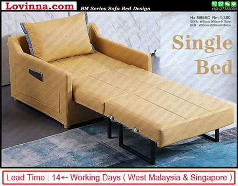 Single Seat Sofa Bed Malaysia Baci Living Room