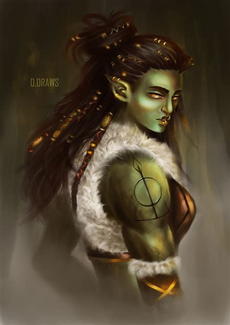 ArtStation - Half-Orc Woman