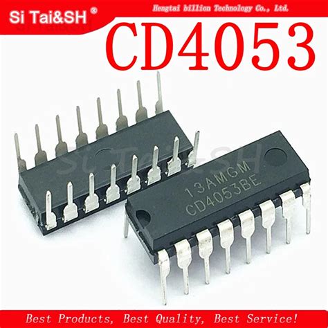 10PCS CD4053 CD4053B CD4053BE DIP 16 Analog Multiplexer IC AliExpress