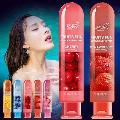 Fruit Flavor Adult Lubricant Gel Lube Sex Lube Long Lasting Edibles