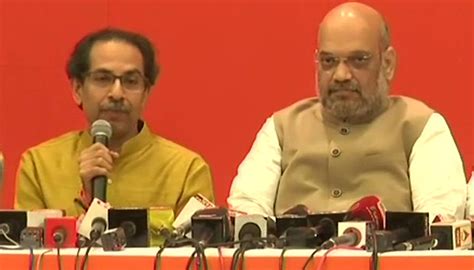 Bjp Shiv Sena Seal Alliance In Maharashtra Ahead Of Lok Sabha Polls