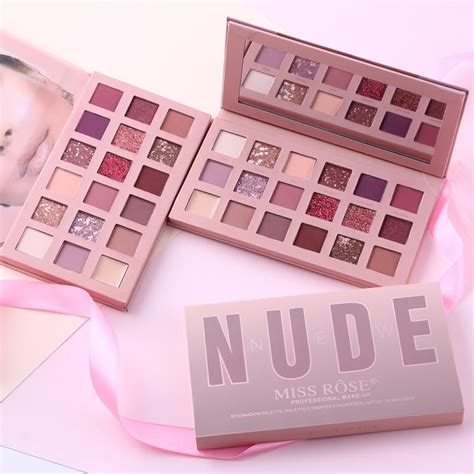 Miss Rose Nude Eyeshadow Platte 18 Colors Original Same As HUDA 200 Gm