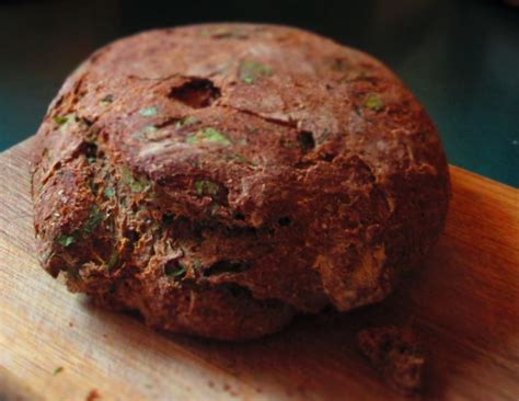 Black Bean Flour Bread With Herbs Miz Chef