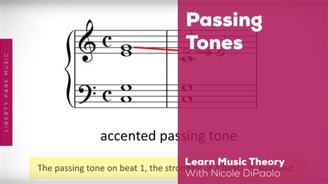 What Are Passing Tones Online Music Theory Video Lesson Youtube