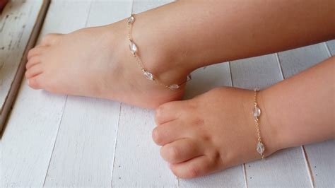 Baby Ankle Braceletbaby Girl Jewelry Baby Jewelrybaby Etsy