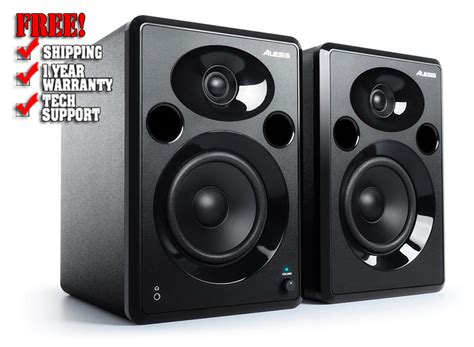 ALESIS ELEVATE 5 MKII Powered Desktop Studio Speaker PAIR