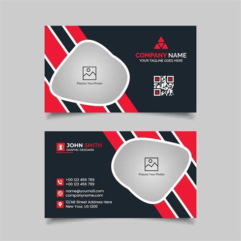 Premium Vector Professional Business Card Template Design