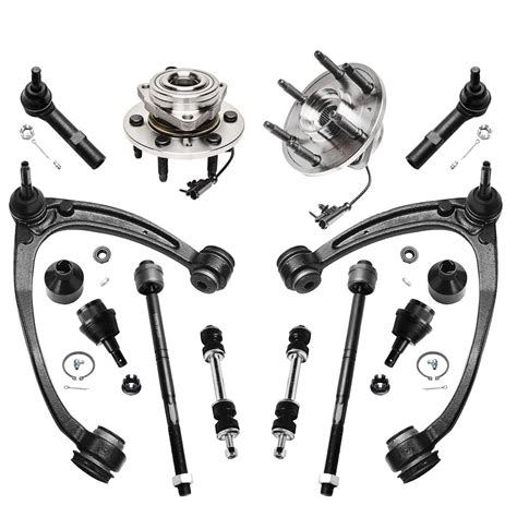 Detroit Axle Front 12pc Suspension Kit For 4wd Cadillac Chevy Gmc