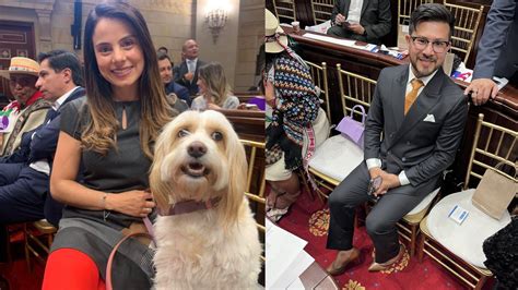 Una Senadora Con Su Mascota Y Un Representante En Tacones Curiosidades De La Posesión Del Nuevo