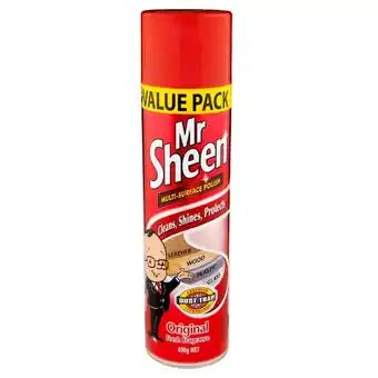 Mr Sheen Surface Cleaner Polish Aerosol G Offer At Mitre