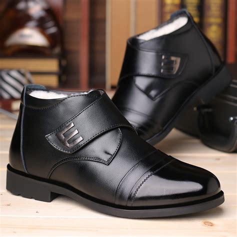 Leather business casual shoes