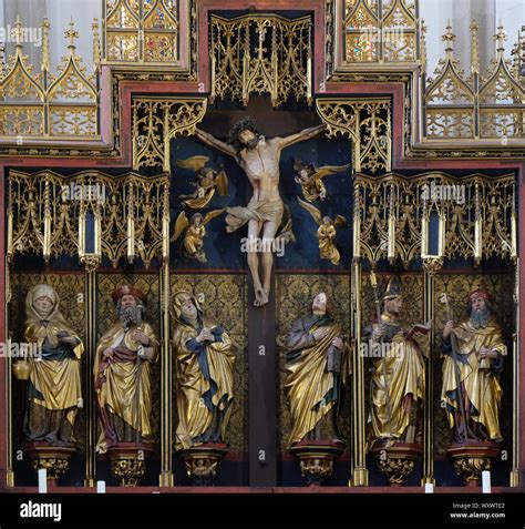 Zw Lf Apostel Altar In St James Kirche In Rothenburg O D Tauber