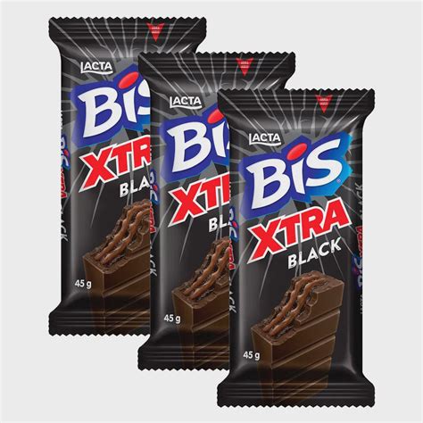 Chocolate Bis Lacta Xtra Black G Kit Tr S Unidades Submarino