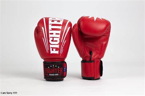 Premium Boxing Gloves Velcro Red