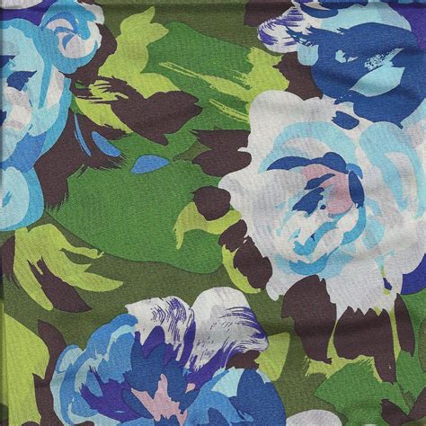 Blue Green Roses Scarf – Harris Leather & Silverworks | Legendary Handmade Saddles and Silver