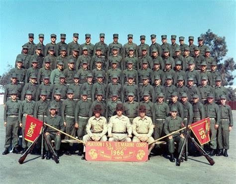 1966mcrd San Diegoplatoon 155 Mcrd San Diego Usmc San Diego