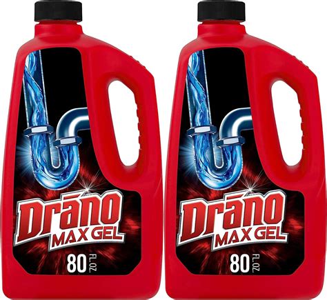 Amazon Drano Max Gel Drain Clog Remover And Cleaner For Shower Or